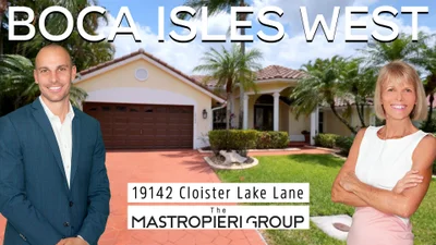 Boca Isles West Boca Raton Property Tour | 19142 Cloister Lake Lane